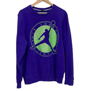 Vintage  Air Jordan Purple Sweater Sz XL